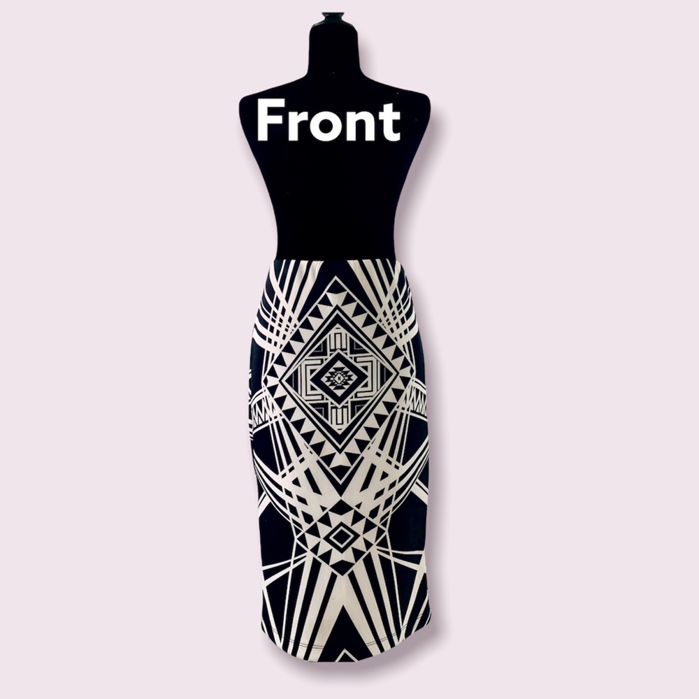 High-Waist BCX Slip-on Pencil Skirt